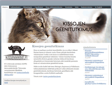 Tablet Screenshot of kissangeenit.fi